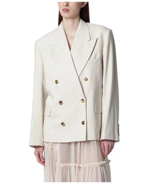 Dries Van Noten Blazers - White