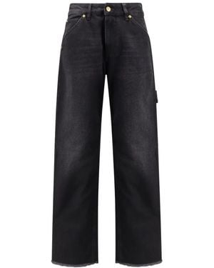 DARKPARK Jeans Mit Fransen Saum - Blau