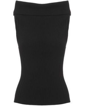 D.exterior Tops ,Zwart ,Viscose Top