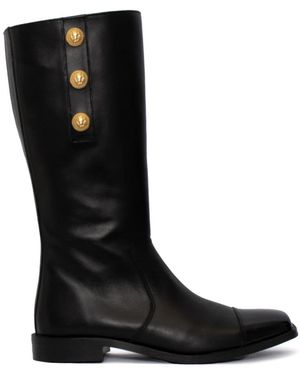 Balmain Hohe Stiefel - Schwarz