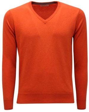 Kangra Cashmere Knitwear - Orange