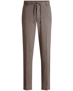 BOSS Slim-Fit Trousers - Gris