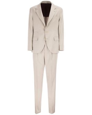 Brunello Cucinelli Single Breasted Suits - Natural