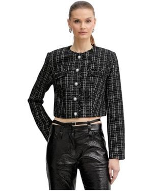 Guess Tweed Jackets - Negro