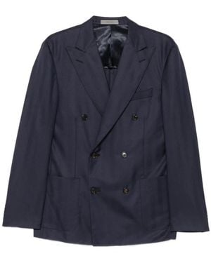 Corneliani Double-Breasted Jacket - Blauw