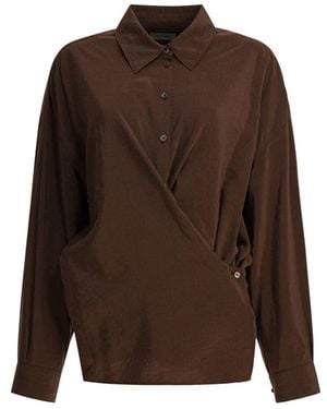 Lemaire Shirts - Brown