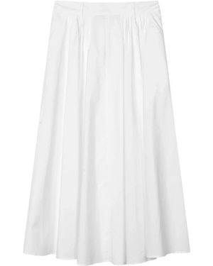 Mark Kenly Domino Tan Midi Skirts - Bianco