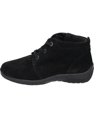 Waldläufer Schnürstiefelette - Schwarz