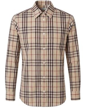 Burberry Shirts - Brown