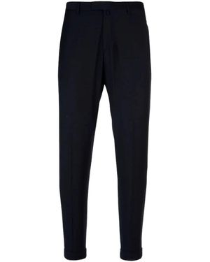 BRIGLIA Slim-Fit Trousers - Blu