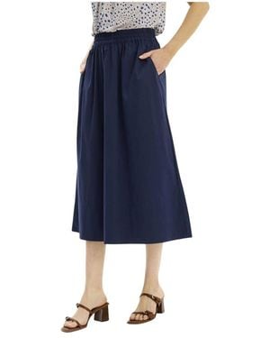 iN FRONT Midi Skirts - Blue