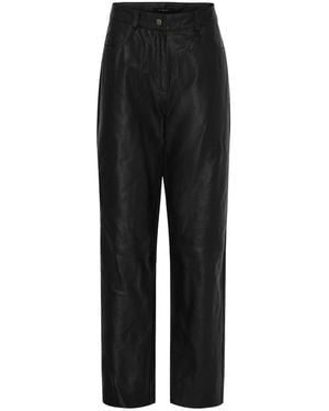 Btfcph Leather Trousers - Negro