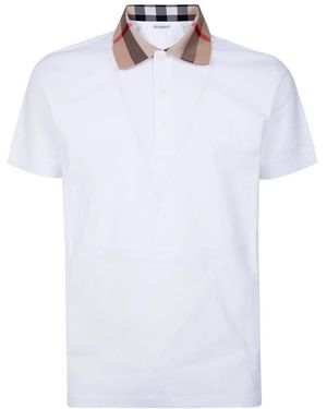 Burberry Polo Shirts - White
