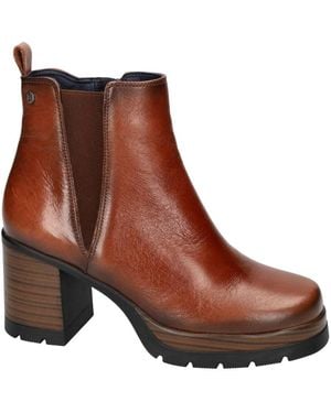 Fluchos Schoenen ,Bruin ,Leer Safe D9414 Alias Libano