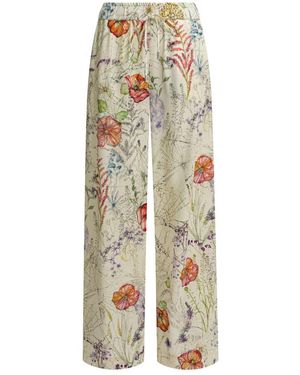 McQueen Wide Trousers - Metallic
