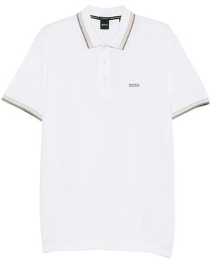 BOSS Polo Shirts - White