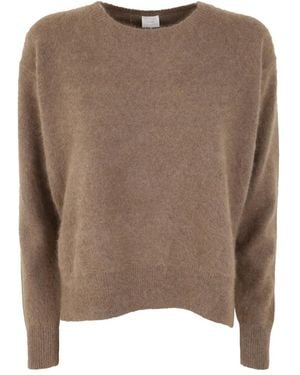 C.T.Plage Round-Neck Knitwear - Bruin