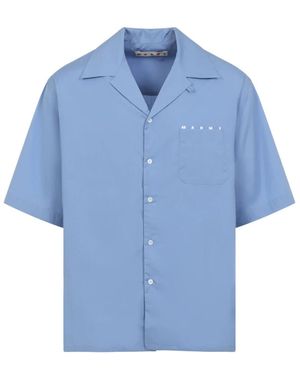 Marni Short Sleeve Shirts - Blu