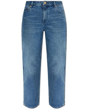 Michael Kors Cropped Jeans - Azul