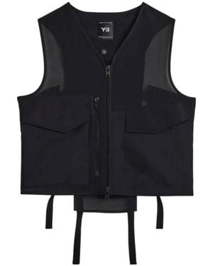 Y-3 Vests - Negro