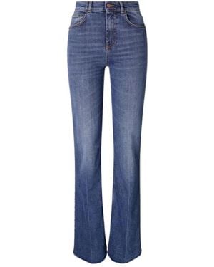Tory Burch Boot-Cut Jeans - Azul