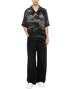 Amiri Overhemden ,Veelkleurig ,Short Sleeve Shirts - Zwart