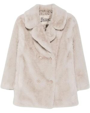 Herno Double-Breasted Coats - Neutre