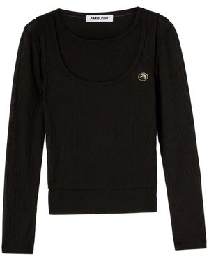 Ambush Round-Neck Knitwear - Negro