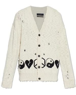 AllSaints Truien & Vesten ,Katoen Tabua Cardigan - Wit