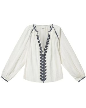 Isabel Marant Lena Bluse - Weiß