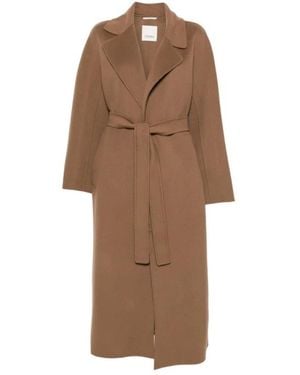 Max Mara Jassen ,Bruin ,Geknielde Jassen