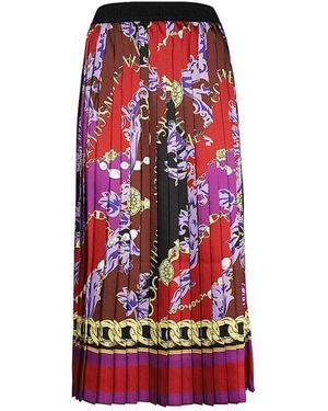 Versace Jeans Couture Midi Skirts - Rosso