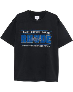 Rhude Graphic T-Shirt - Zwart