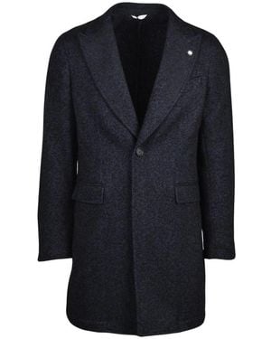 Manuel Ritz Single-Breasted Coats - Azul