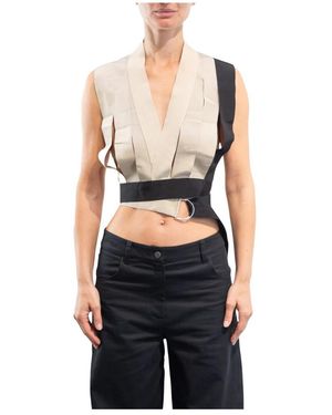 Pierantoniogaspari Vests - Nero