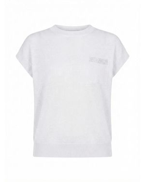 Peserico Round-Neck Knitwear - Blanco