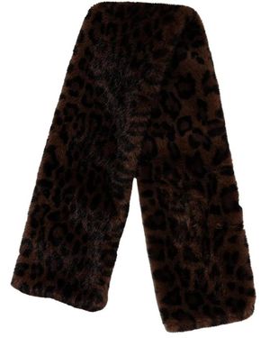 Joseph Ribkoff Faux Fur Pull-Through Sjaal - Zwart