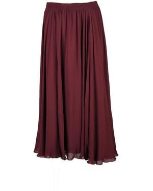 Marella Chiffon Rok - Rood