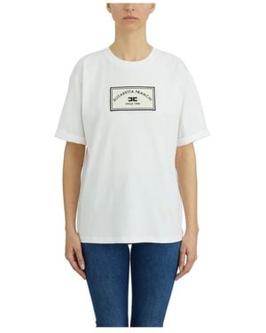 Elisabetta Franchi T-Shirts - Bianco