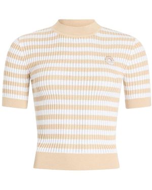 Patou Round-Neck Knitwear - Natural