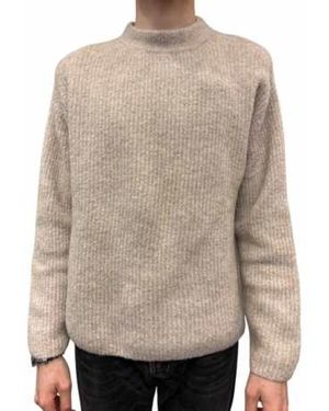 Baldessarini Kabuki Ronde Hals Jumper - Naturel