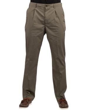 Brooksfield Straight Trousers - Grey