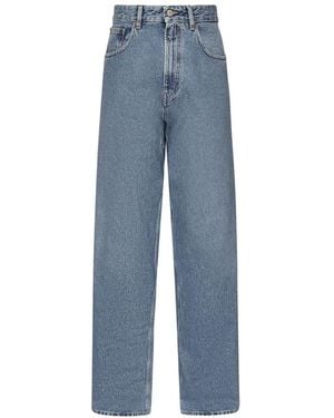 MM6 by Maison Martin Margiela Straight Jeans - Bleu