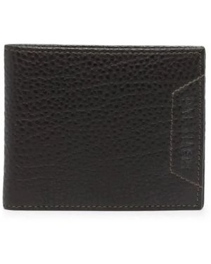 Pal Zileri Accessoires ,Bruin ,Bi-Fold Portemonnee - Zwart