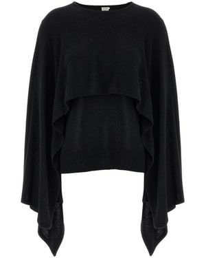 TOTEME Round-Neck Knitwear - Negro