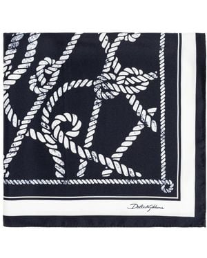 Dolce & Gabbana Silky Scarves - Blu
