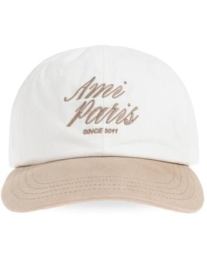 Ami Paris Caps - White