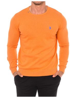 U.S. POLO ASSN. Round-Neck Knitwear - Orange