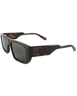 Facehide Kintsugi Muster Sonnenbrille Mit Logo - Schwarz