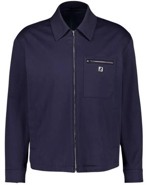 Fendi Light Jackets - Blue